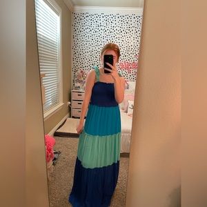 Colorblock Dress